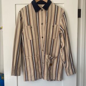 RALPH LAUREN striped cotton jacket